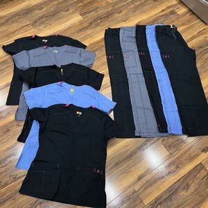 Wonderwink flex Verity top and wonderwink flex  Faith Scrub Pant - 5 sets